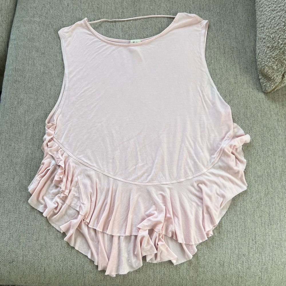Light Pink Free People Sleeveless Top